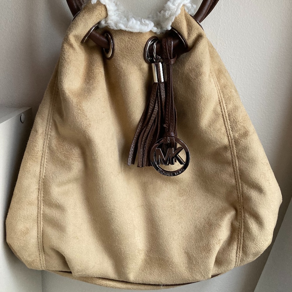 Michael kors suede bag